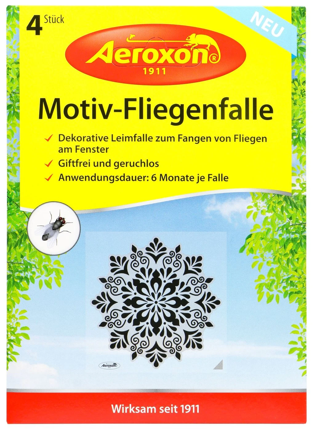 Aeroxon Motiv-Fliegenfalle - 4 Stück 3 Aeroxon Motiv-Fliegenfalle - 4 Stück