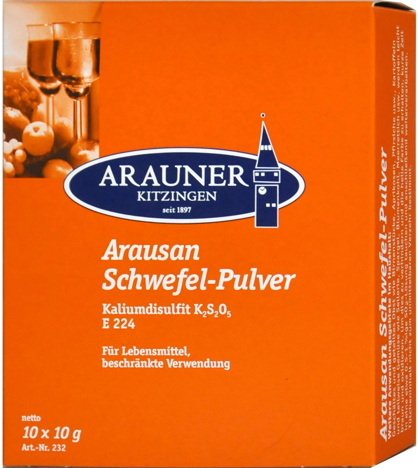 Arausan Schwefel-Pulver (10 X 10g) - 100 G 3 Arausan Schwefel-Pulver (10 X 10g) - 100 G