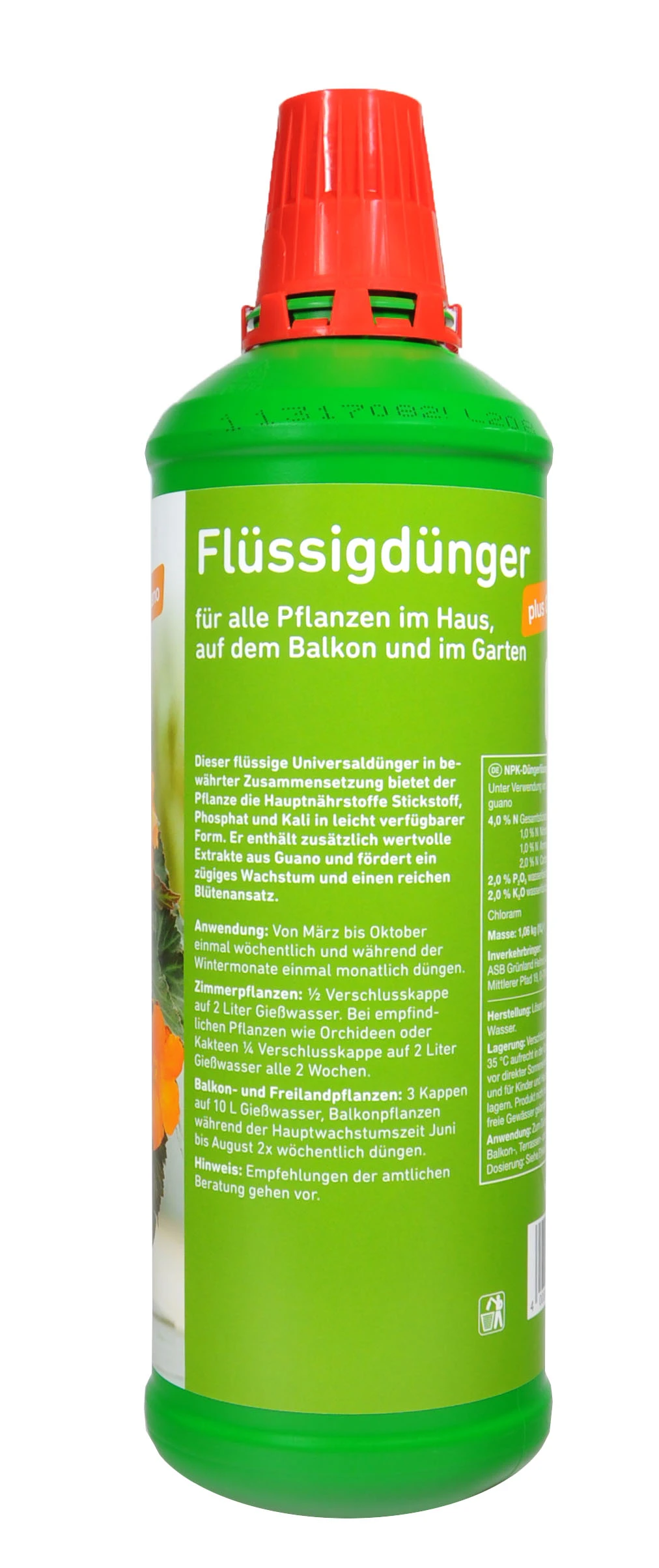 Blumendünger Mit Guano - 1 L 4 Blumendünger Mit Guano - 1 L – Bild 2