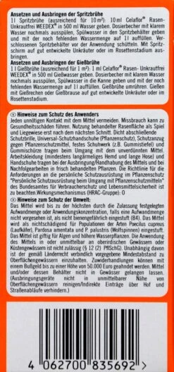 Celaflor Rasen-Unkrautfrei Weedex - 100 Ml 9 Celaflor Rasen-Unkrautfrei Weedex - 100 Ml -SubStral Celaflor20Rasen Unkrautfrei20Weedex 32617 L01