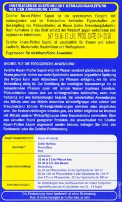 Celaflor Rosen-Pilzfrei Saprol - 100 Ml 9 Celaflor Rosen-Pilzfrei Saprol - 100 Ml -SubStral Celaflor20Rosen Pilzfrei20Saprol 32126 H01