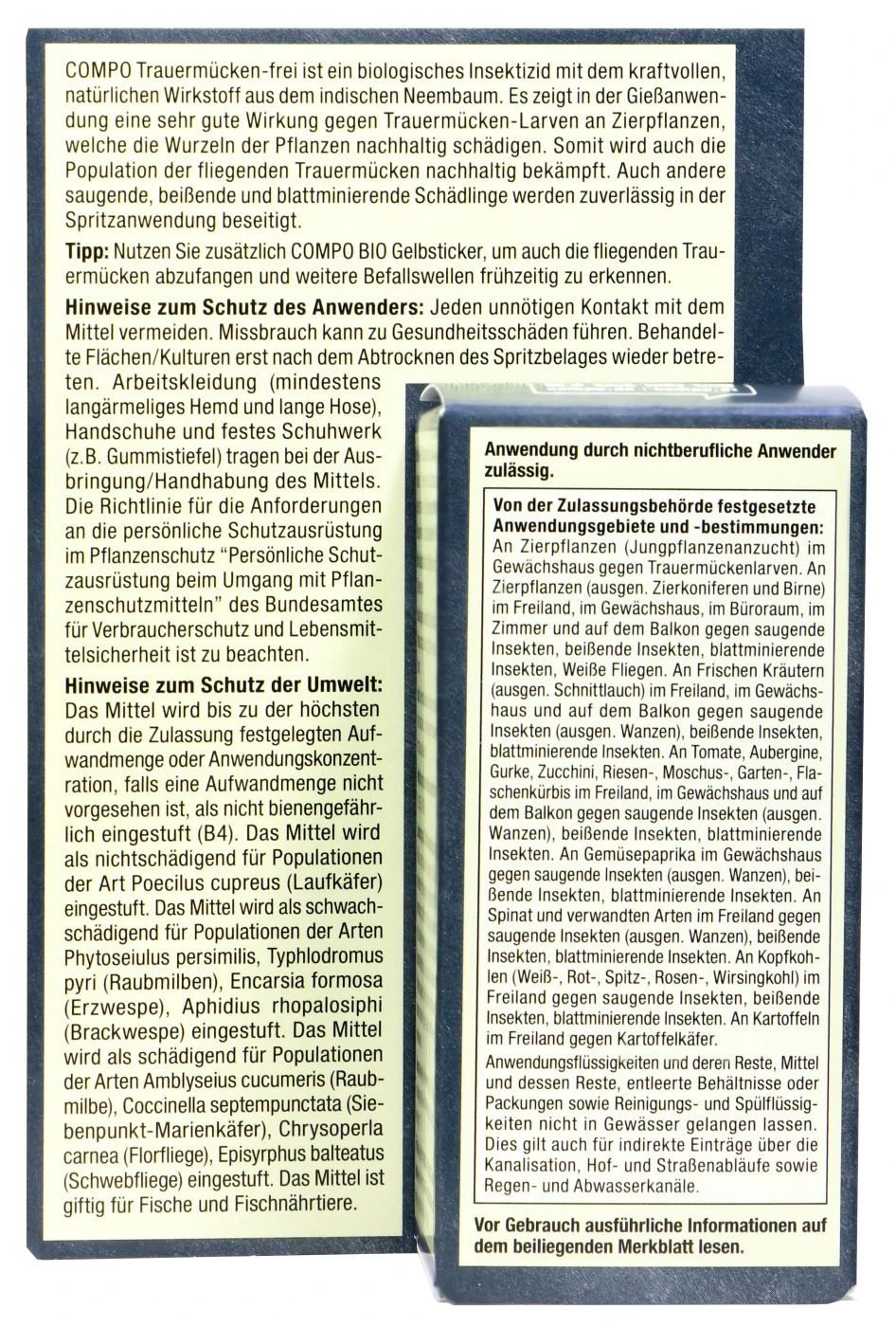 Compo Bio Trauermücken-Frei - 5 Ml 5 Compo Bio Trauermücken-Frei - 5 Ml – Bild 3