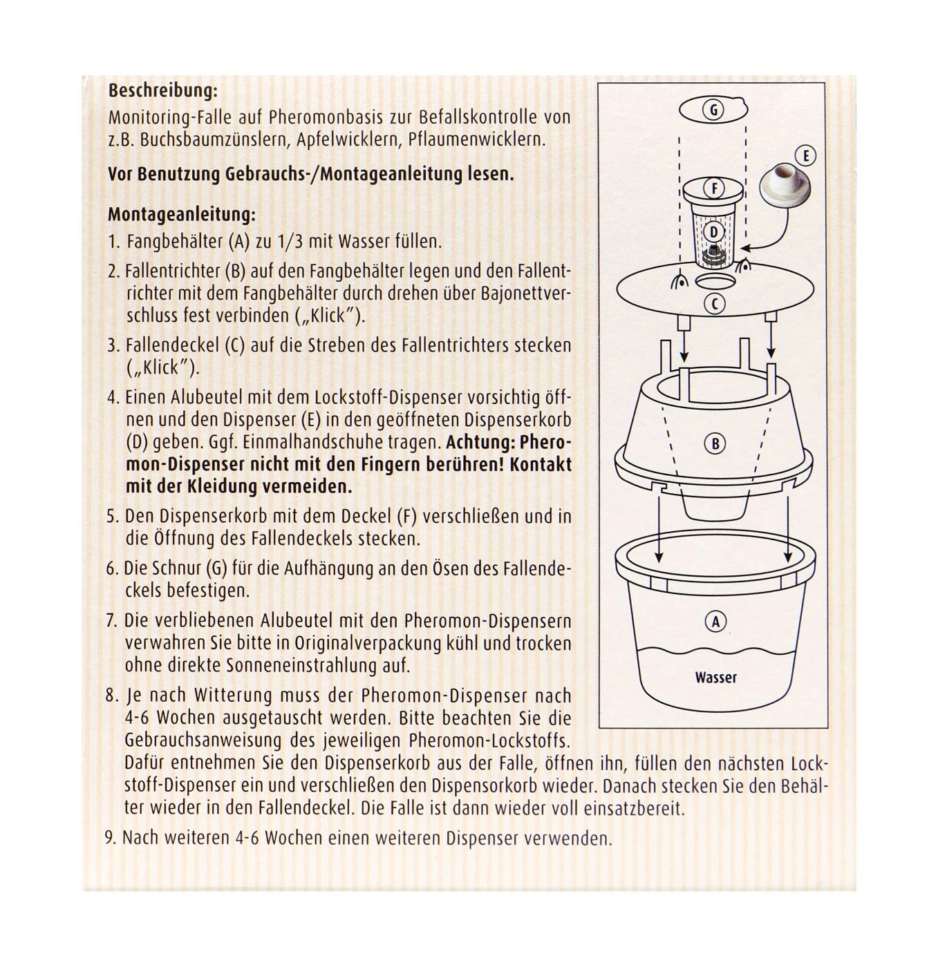 Compo Bio Universal Trichterfalle 4 Compo Bio Universal Trichterfalle – Bild 2