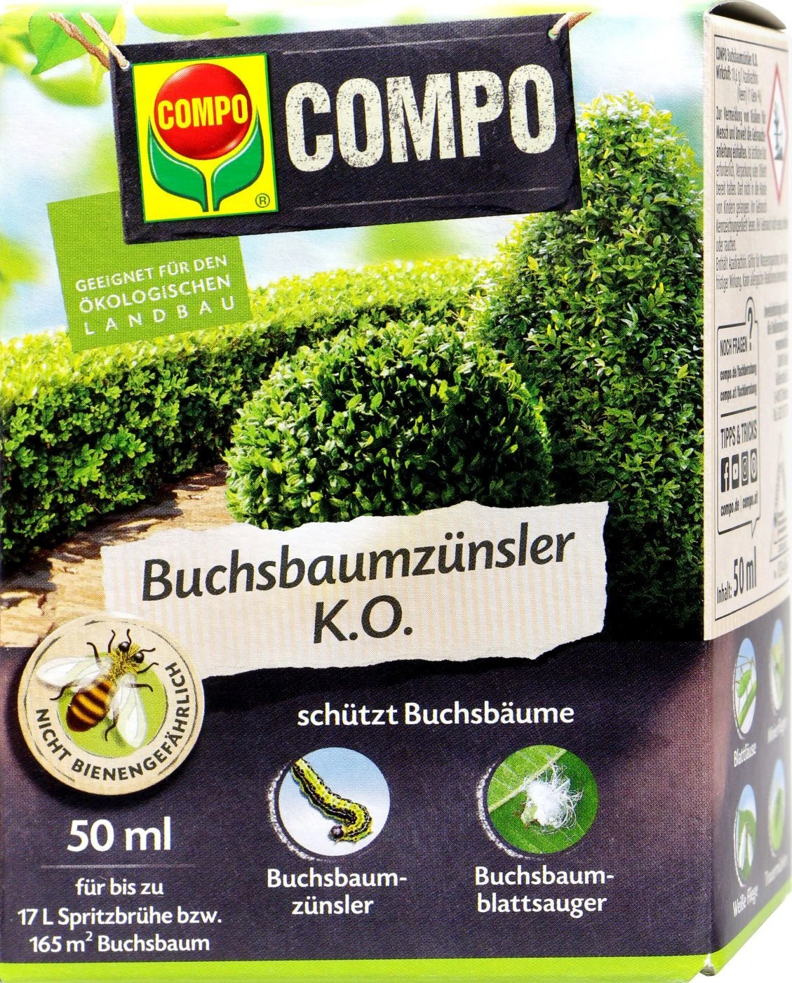 Compo Buchsbaumzünsler K.O. - 50 Ml 3 Compo Buchsbaumzünsler K.O. - 50 Ml