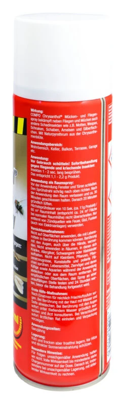 Compo Chrysanthol Mücken-und Fliegenspray - 0,5 L 7 Compo Chrysanthol Mücken-und Fliegenspray - 0,5 L -SubStral Compo20Chrysanthol20Muecken und20Fliegenspray 32342 H01