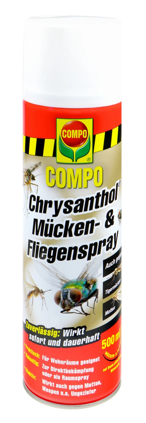 Compo Chrysanthol Mücken-und Fliegenspray - 0,5 L 3 Compo Chrysanthol Mücken-und Fliegenspray - 0,5 L