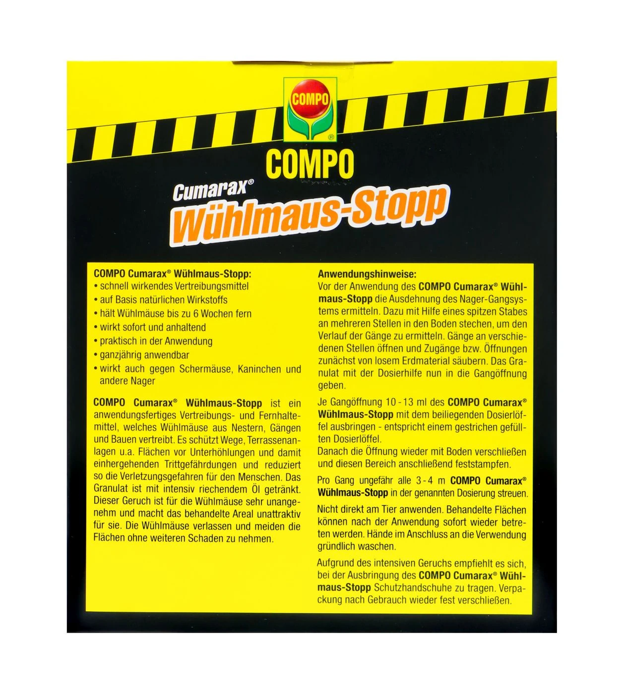 Compo Cumarax Wühlmaus-Stopp - 200 G 5 Compo Cumarax Wühlmaus-Stopp - 200 G – Bild 3