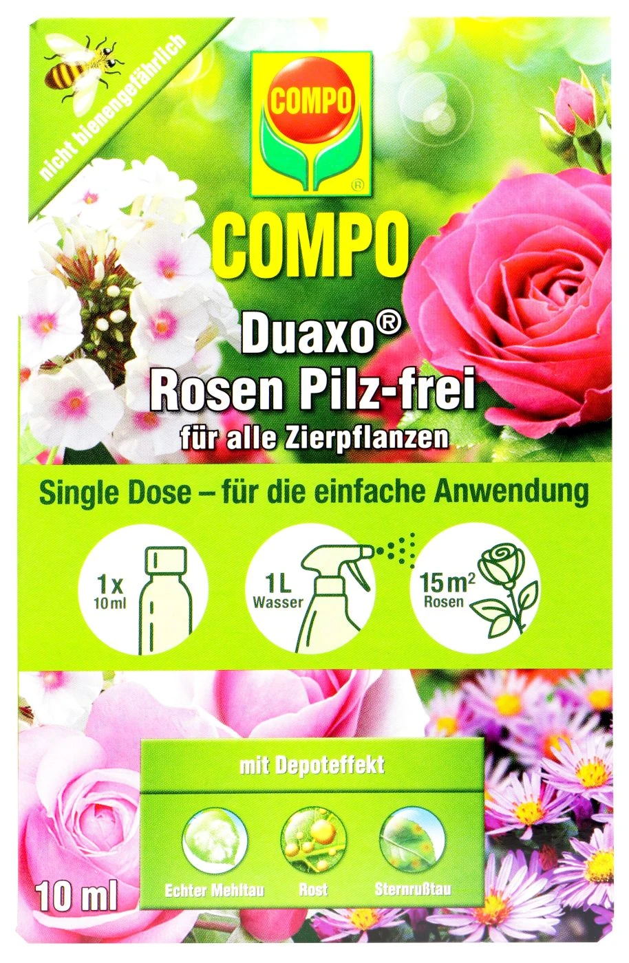Compo Duaxo Rosen Pilz-frei Für Alle Zierpflanzen - 10 Ml 3 Compo Duaxo Rosen Pilz-frei Für Alle Zierpflanzen - 10 Ml