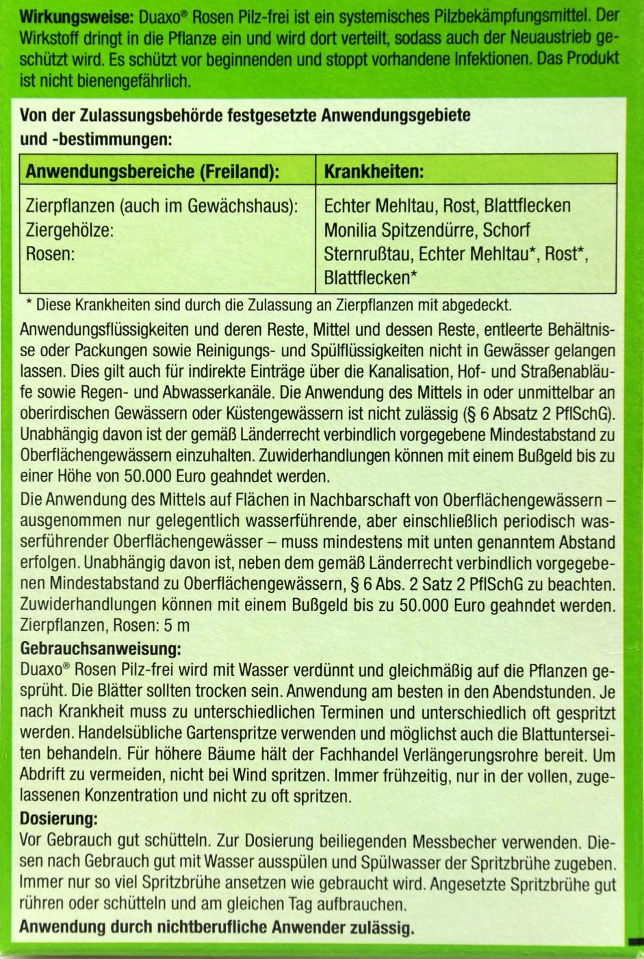 Compo Duaxo Rosen-Pilz-frei - 130 Ml 6 Compo Duaxo Rosen-Pilz-frei - 130 Ml – Bild 4