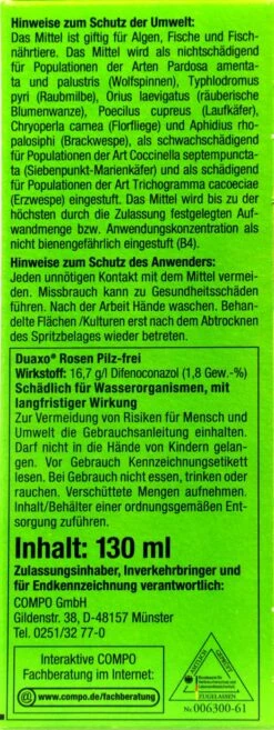 Compo Duaxo Rosen-Pilz-frei - 130 Ml 8 Compo Duaxo Rosen-Pilz-frei - 130 Ml -SubStral Compo20Duaxo20Rosen20Pilz frei 31340 L01
