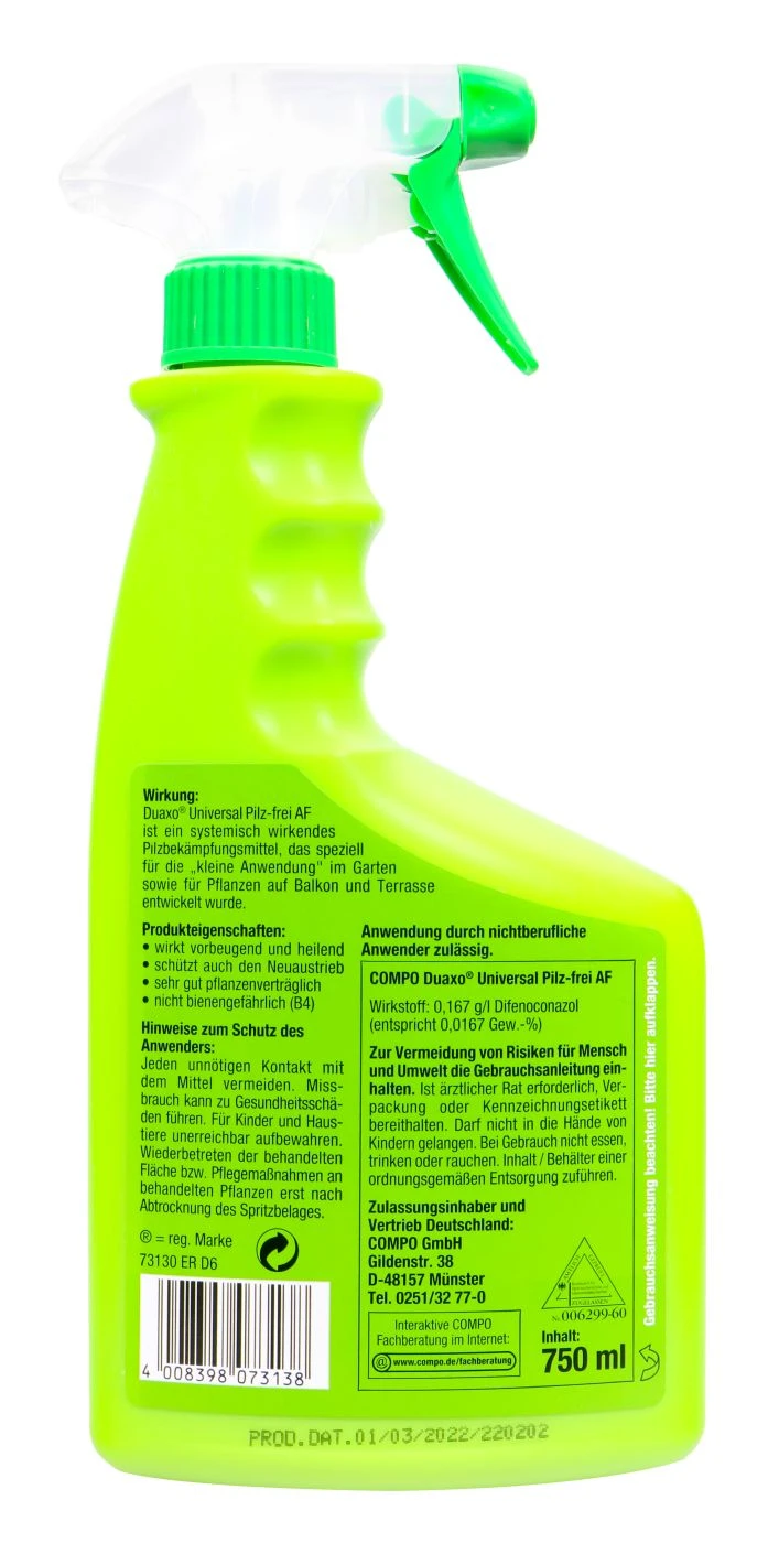 Compo Duaxo Universal Pilz-frei AF - 0,75 L 4 Compo Duaxo Universal Pilz-frei AF - 0,75 L – Bild 2