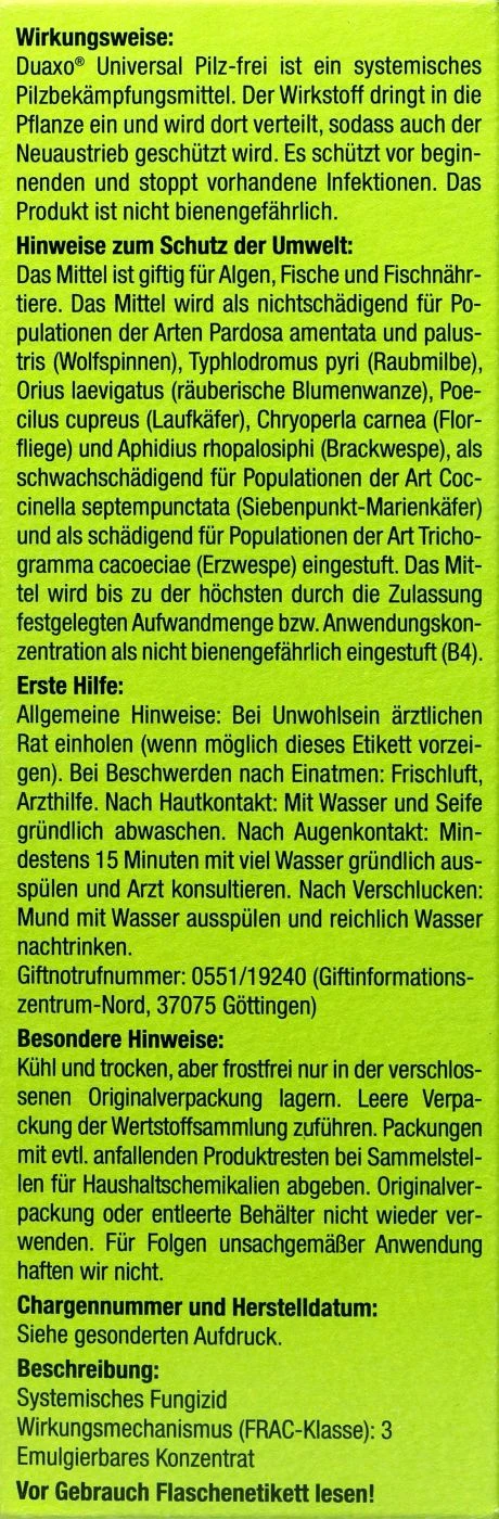 Compo Duaxo Universal Pilz-frei - 150 Ml 5 Compo Duaxo Universal Pilz-frei - 150 Ml – Bild 3