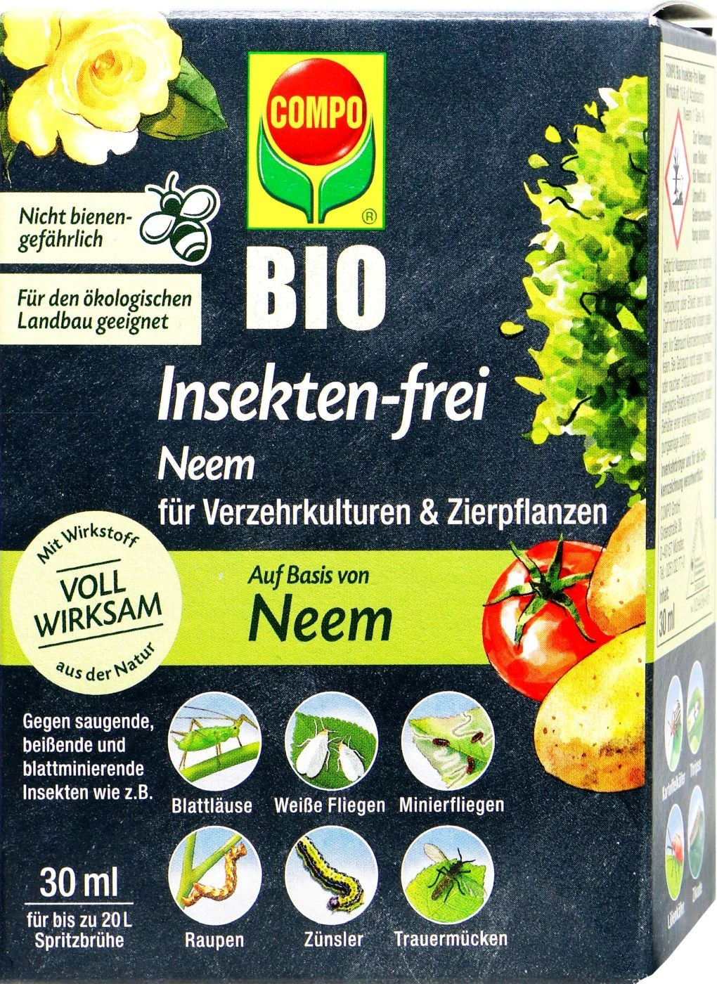 Compo Bio Insekten-frei Neem - 30 Ml 3 Compo Bio Insekten-frei Neem - 30 Ml