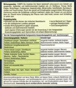 Compo Bio Insekten-frei Neem - 75 Ml -SubStral Compo20Insektenfrei20Neem 31226 H01