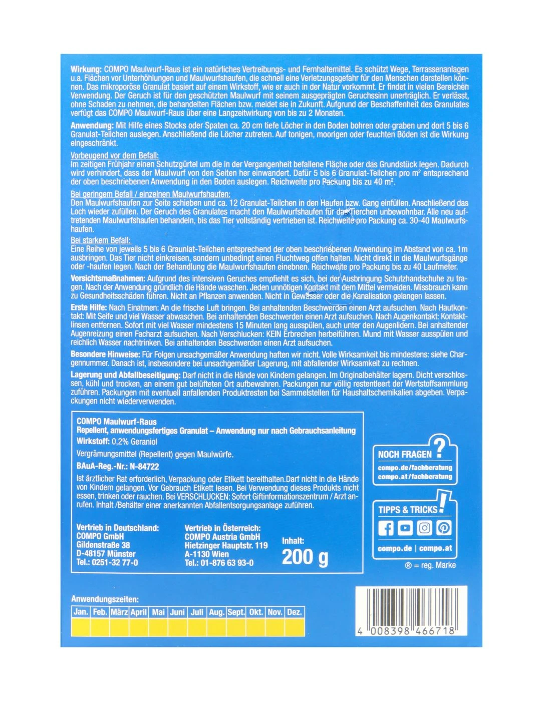 Compo Maulwurf-Raus - 200 G 3 Compo Maulwurf-Raus - 200 G – Bild 2