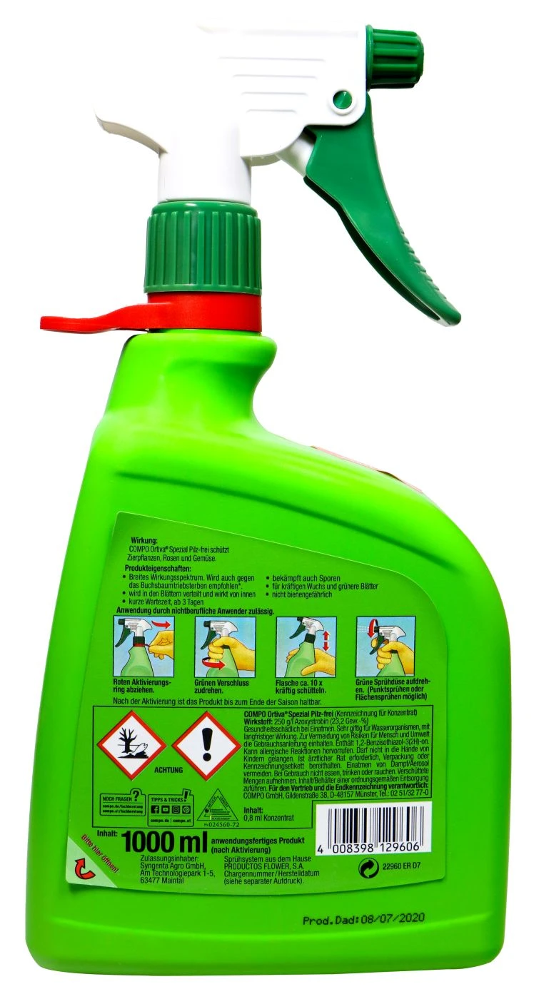 Compo Ortiva Spezial Pilz-frei - 1 L 4 Compo Ortiva Spezial Pilz-frei - 1 L – Bild 2