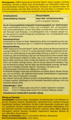 Compo Rasenunkrautvernichter Banvel Quattro - 400 Ml -SubStral Compo20Rasenunkrautvernichter20Banvel20Quattro 33430 H01