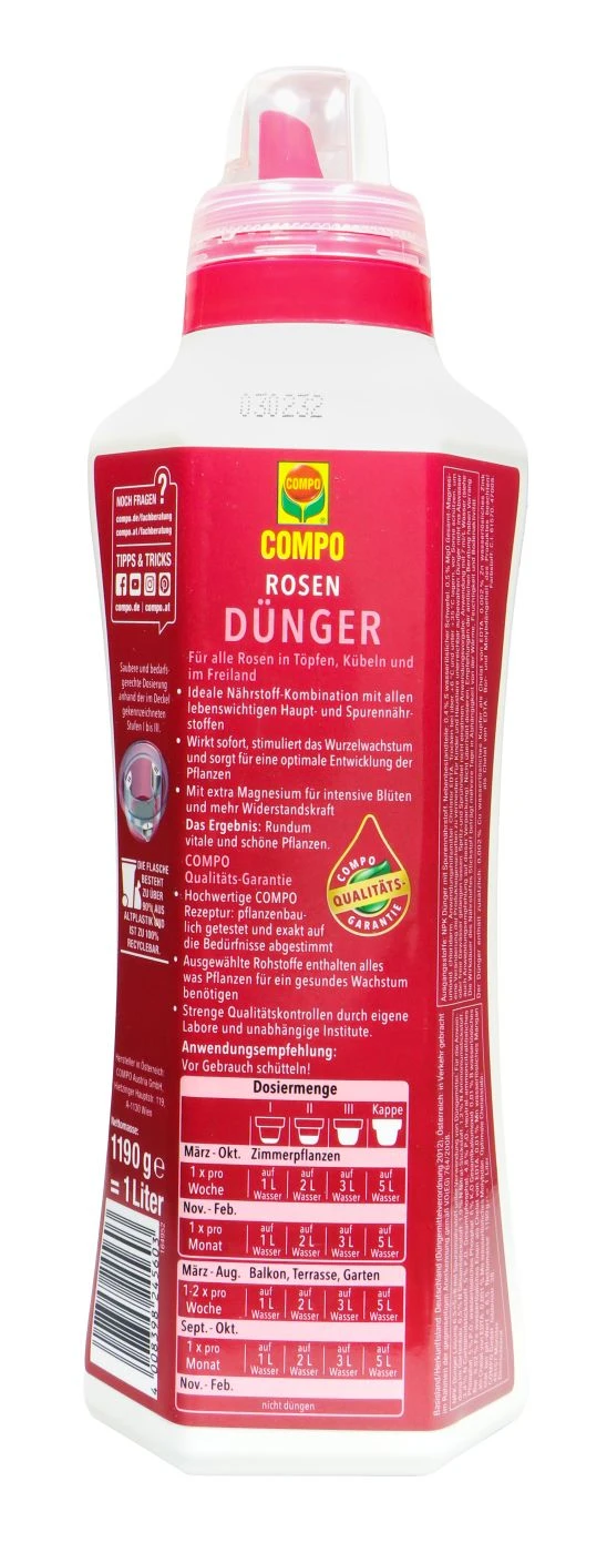 Compo Rosendünger - 1 L 4 Compo Rosendünger - 1 L – Bild 2