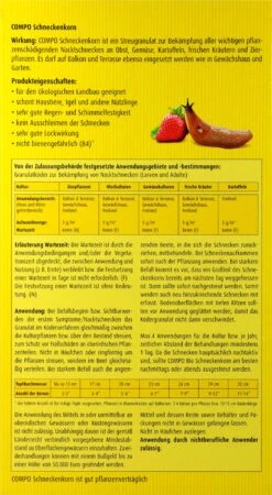 Compo Schneckenkorn - 1,1 Kg 8 Compo Schneckenkorn - 1,1 Kg -SubStral Compo20Schneckenkorn 31314 H01