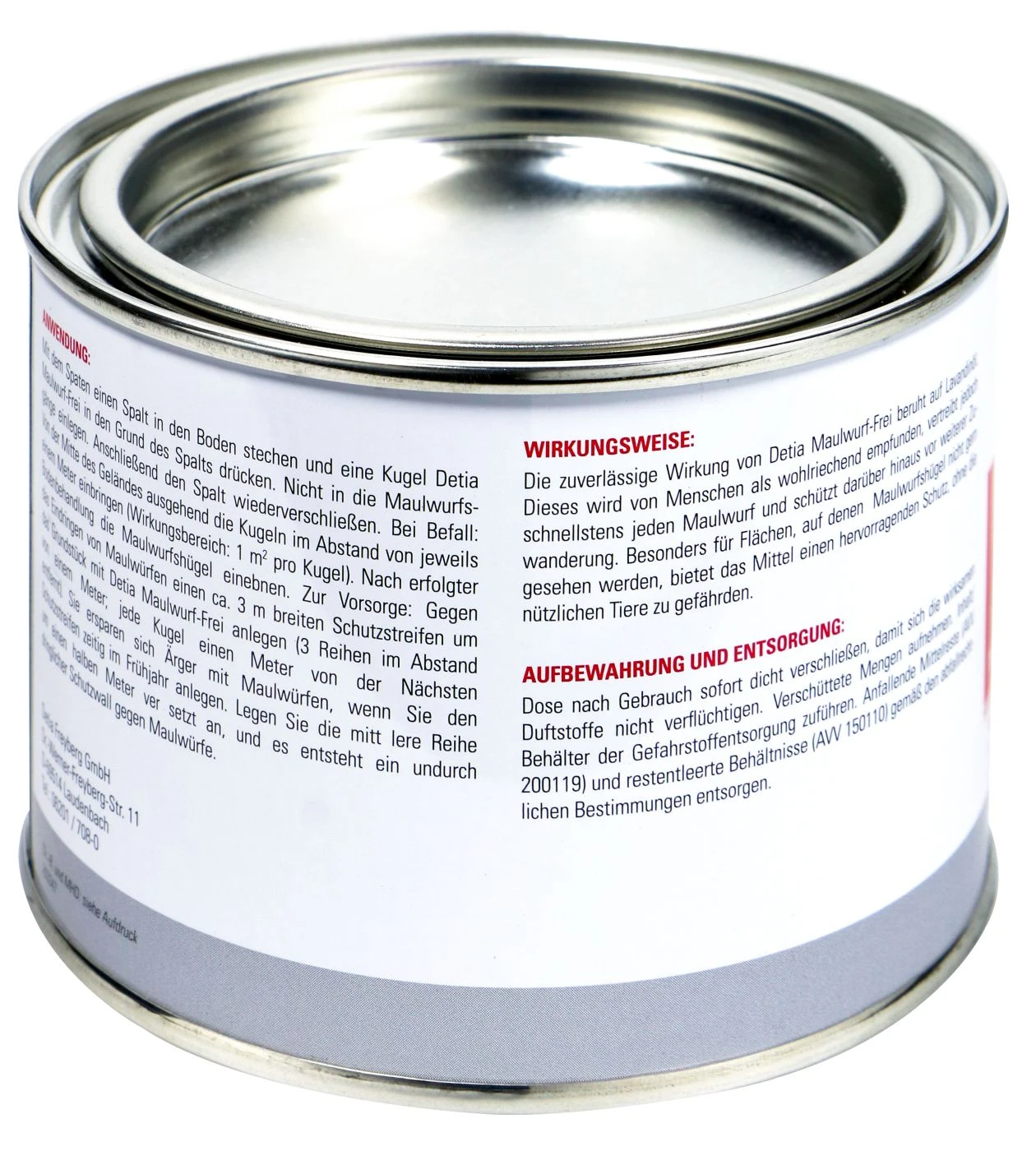 Detia Maulwurf-frei - 130 G 4 Detia Maulwurf-frei - 130 G – Bild 2