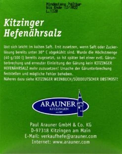 Kitzinger Hefenährsalz - 100 G -SubStral Kitzinger20Hefenaehrsalz 14570 H01