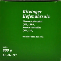 Kitzinger Hefenährsalz - 800 G 9 Kitzinger Hefenährsalz - 800 G -SubStral Kitzinger Hefenaehrsalz 15337 O01