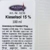 Kitzinger Kieselsol 15 % - 100 Ml 2 Kitzinger Kieselsol 15 % - 100 Ml -SubStral Kitzinger Kieselsol 14623 V01