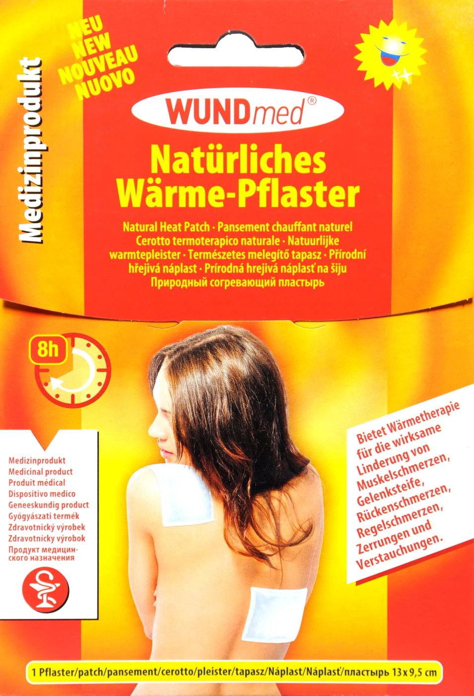 Natürliches Wärme-Pflaster - 13 X 9,5 Cm - 1 Stück 3 Natürliches Wärme-Pflaster - 13 X 9,5 Cm - 1 Stück