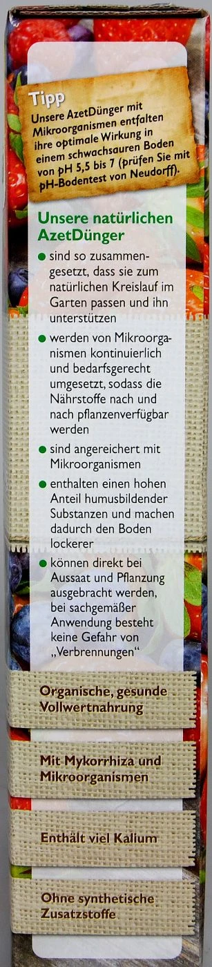 Neudorff Azet Beeren- & Obstdünger - 1 Kg 4 Neudorff Azet Beeren- & Obstdünger - 1 Kg – Bild 2