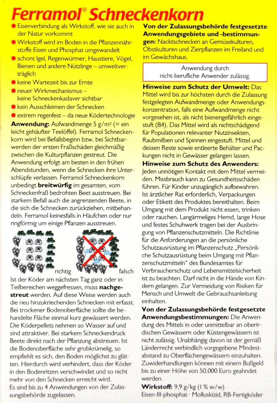 Neudorff Ferramol Schneckenkorn - 200 G 4 Neudorff Ferramol Schneckenkorn - 200 G – Bild 2