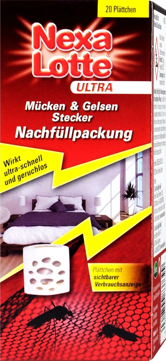 Nexa Lotte Mücken- Und Gelsenstecker Ultra Nachfüllpack - 20 Stück 3 Nexa Lotte Mücken- Und Gelsenstecker Ultra Nachfüllpack - 20 Stück