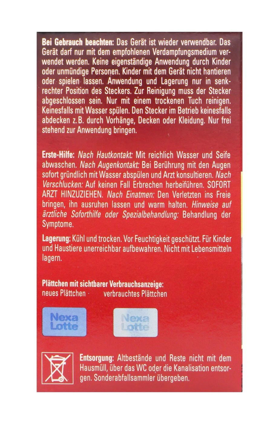 Nexa Lotte Mücken- Und Gelsenstecker Ultra Original 4 Nexa Lotte Mücken- Und Gelsenstecker Ultra Original – Bild 2