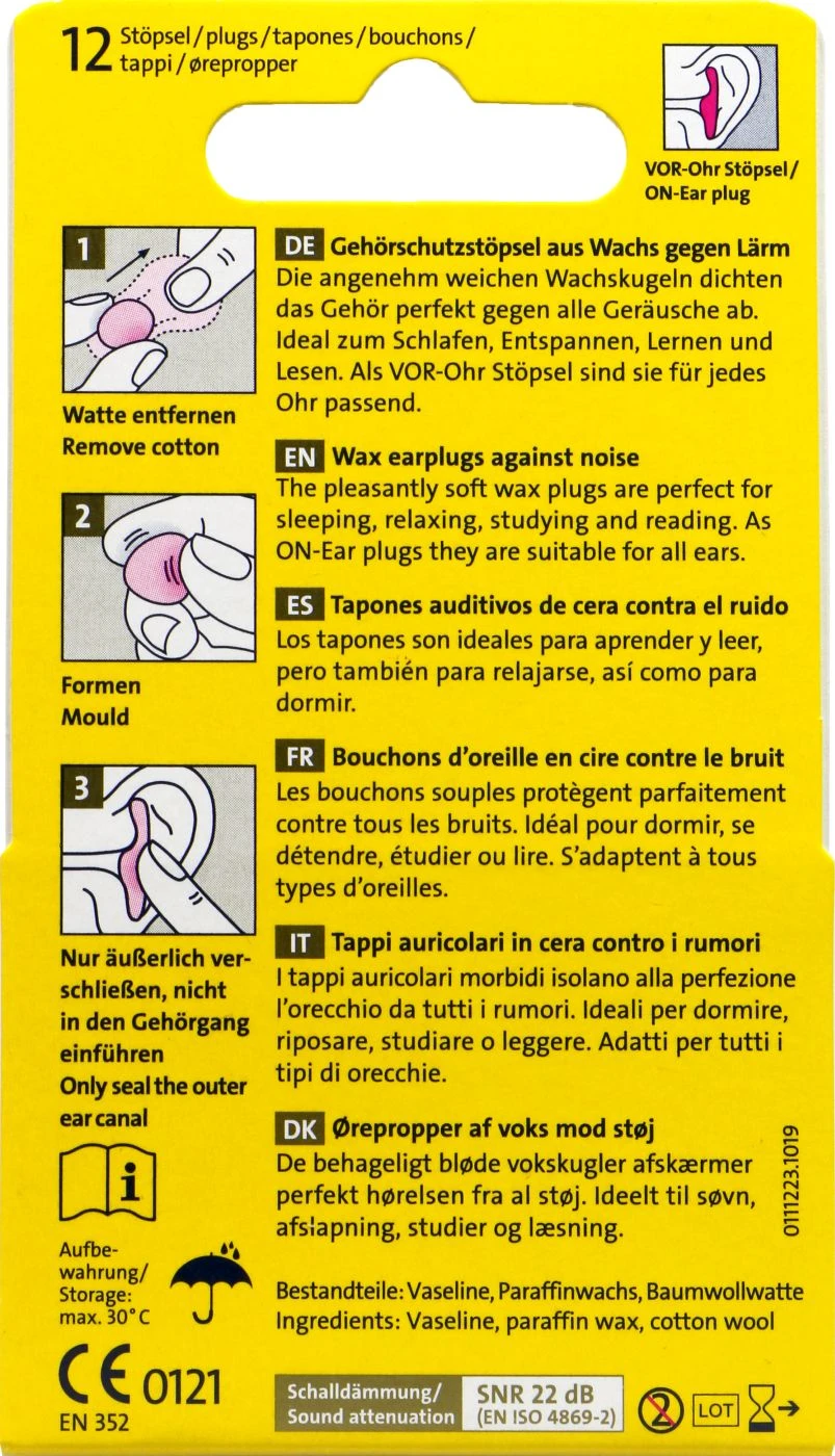 Ohropax Classic - 12 Stück 4 Ohropax Classic - 12 Stück – Bild 2