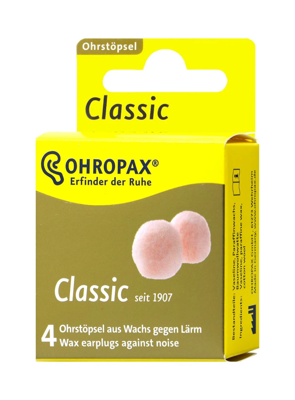 Ohropax Classic - 4 Stück 3 Ohropax Classic - 4 Stück