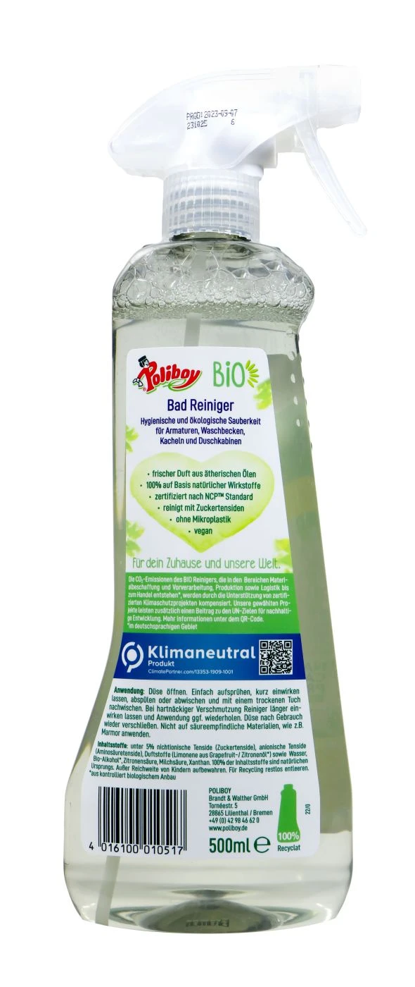 Poliboy Bio Bad Reiniger - 500 Ml 4 Poliboy Bio Bad Reiniger - 500 Ml – Bild 2