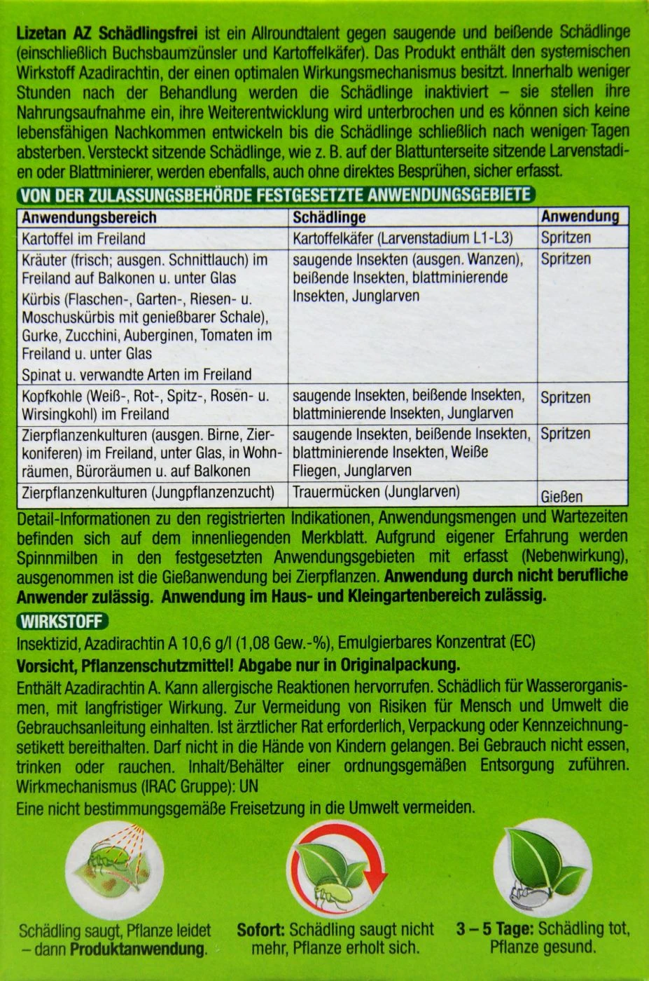 Protect Garden Lizetan AZ Schädlingsfrei - 75 Ml 4 Protect Garden Lizetan AZ Schädlingsfrei - 75 Ml – Bild 2