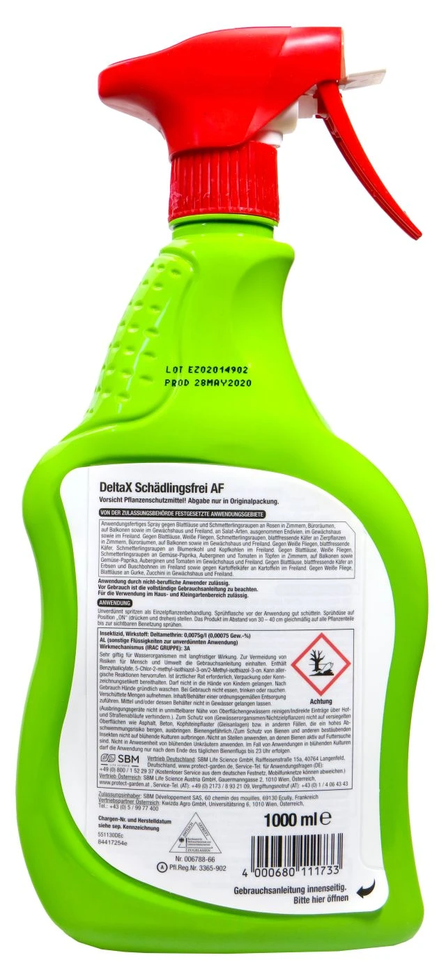 Protect Garden Deltax Schädlingsfrei AF, 1,0 L 4 Protect Garden Deltax Schädlingsfrei AF, 1,0 L – Bild 2