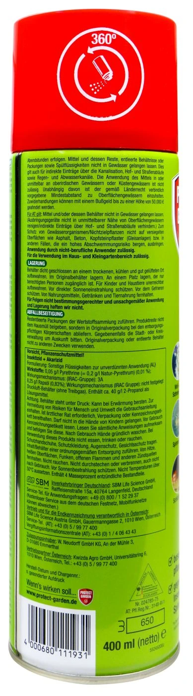 Protect Garden Orchideen Und Zierpflanzenspray Lizetan - 0,4 L 5 Protect Garden Orchideen Und Zierpflanzenspray Lizetan - 0,4 L – Bild 3