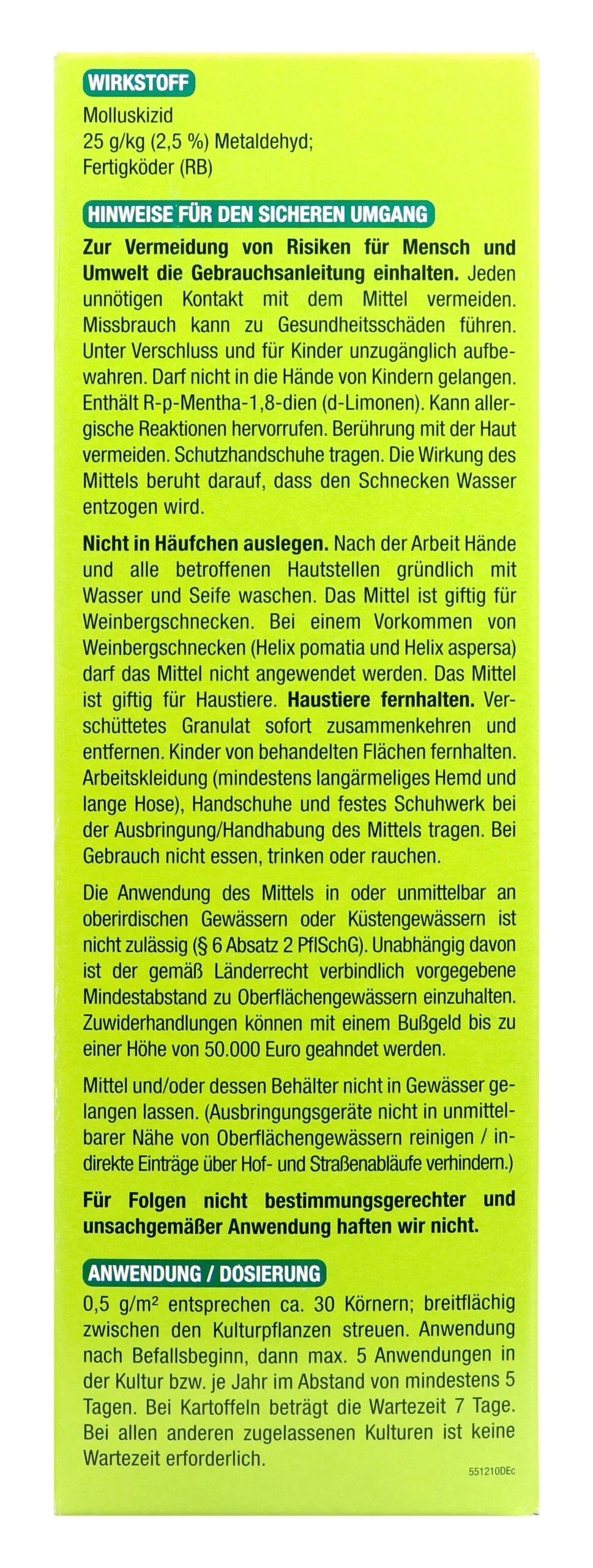 Protect Garden Schneckenkorn Protect Maxx - 1 Kg 4 Protect Garden Schneckenkorn Protect Maxx - 1 Kg – Bild 2