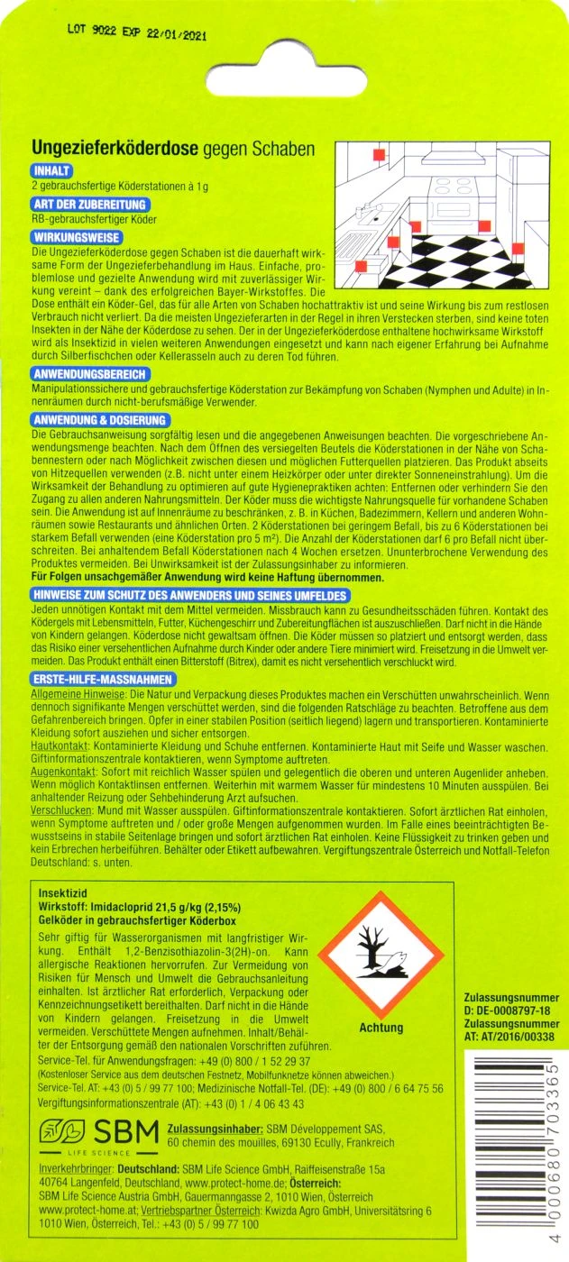 Protect Home FormineX Ungeziefer Köderdose - 2 Stück 4 Protect Home FormineX Ungeziefer Köderdose - 2 Stück – Bild 2