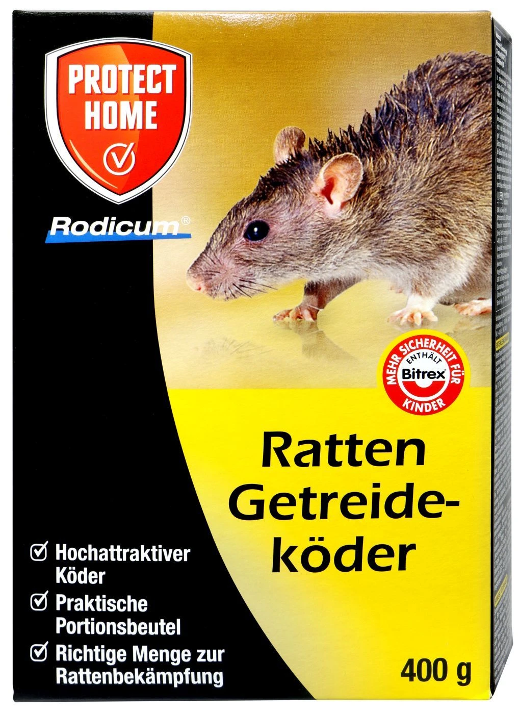 Protect Home Ratten Getreideköder - 0,4 Kg 3 Protect Home Ratten Getreideköder - 0,4 Kg