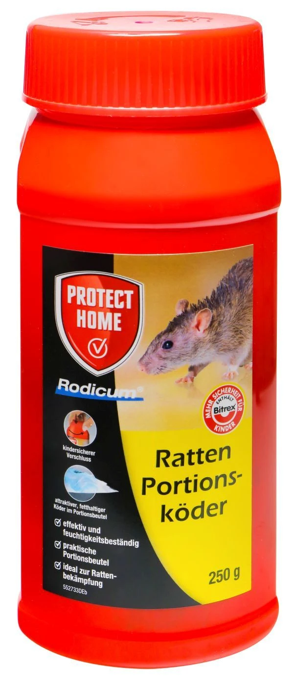Protect Home Rodicum Ratten Portionsköder - 250 G 3 Protect Home Rodicum Ratten Portionsköder - 250 G