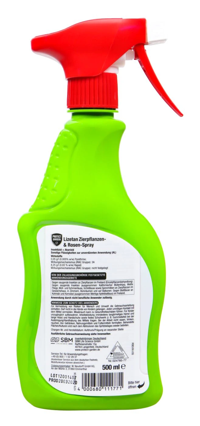 Protect Garden Lizetan Zierpflanzen- & Rosenspray - 500 Ml 4 Protect Garden Lizetan Zierpflanzen- & Rosenspray - 500 Ml – Bild 2