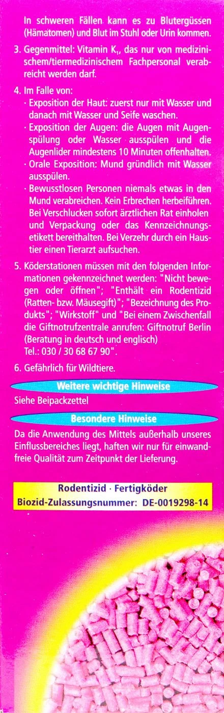 Delicia Ratron Granulat Power-Packs - 0,4 Kg 5 Delicia Ratron Granulat Power-Packs - 0,4 Kg – Bild 3