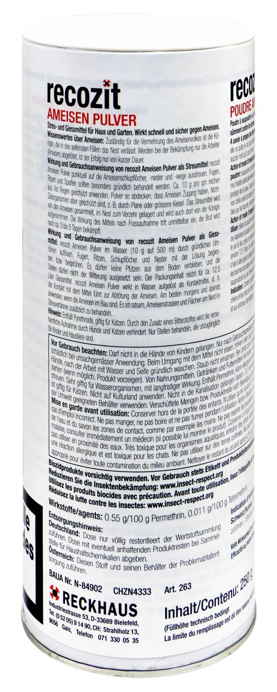 Recozit Ameisen Pulver - 250 G 4 Recozit Ameisen Pulver - 250 G – Bild 2