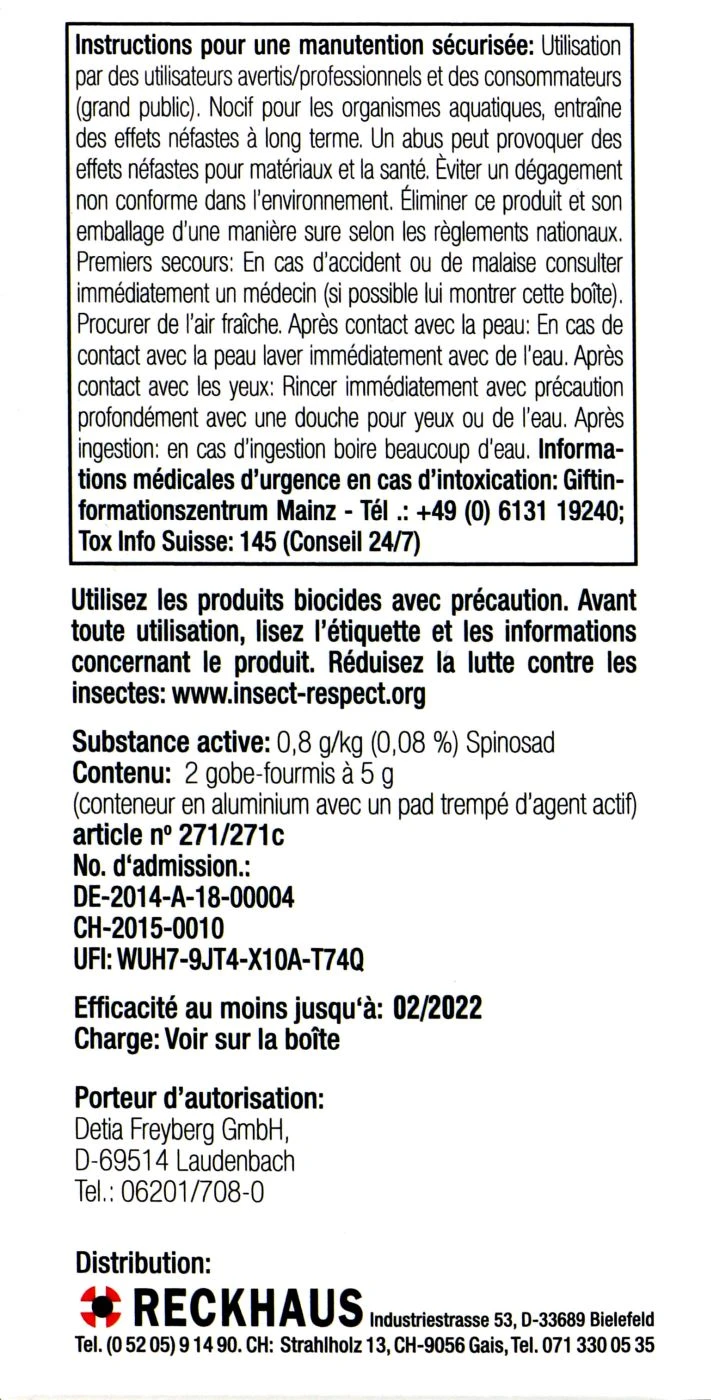 Recozit Ameisenköderdose - 2 Stück 6 Recozit Ameisenköderdose - 2 Stück – Bild 4