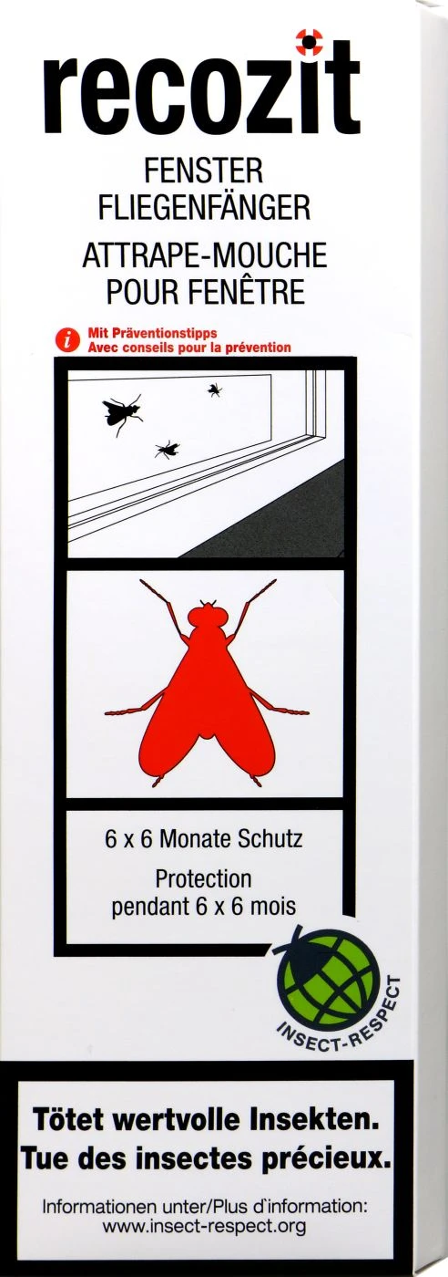Recozit Fliegenfänger - 6 Stück 3 Recozit Fliegenfänger - 6 Stück