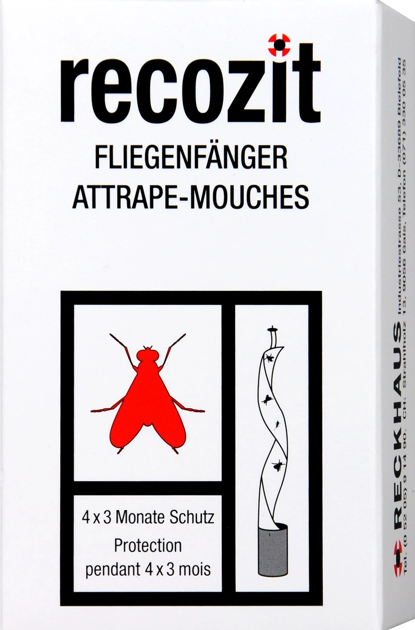 Recozit Fliegenfänger - 4 Stück 3 Recozit Fliegenfänger - 4 Stück