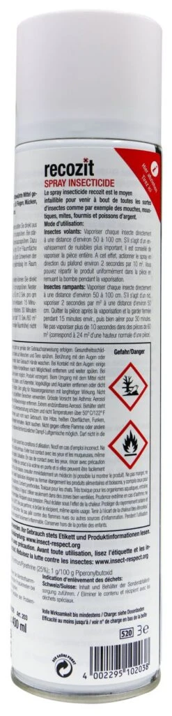 Recozit Insektenspray - 0,4 L 7 Recozit Insektenspray - 0,4 L -SubStral Recozit20Insekten20Spray 37262 H02