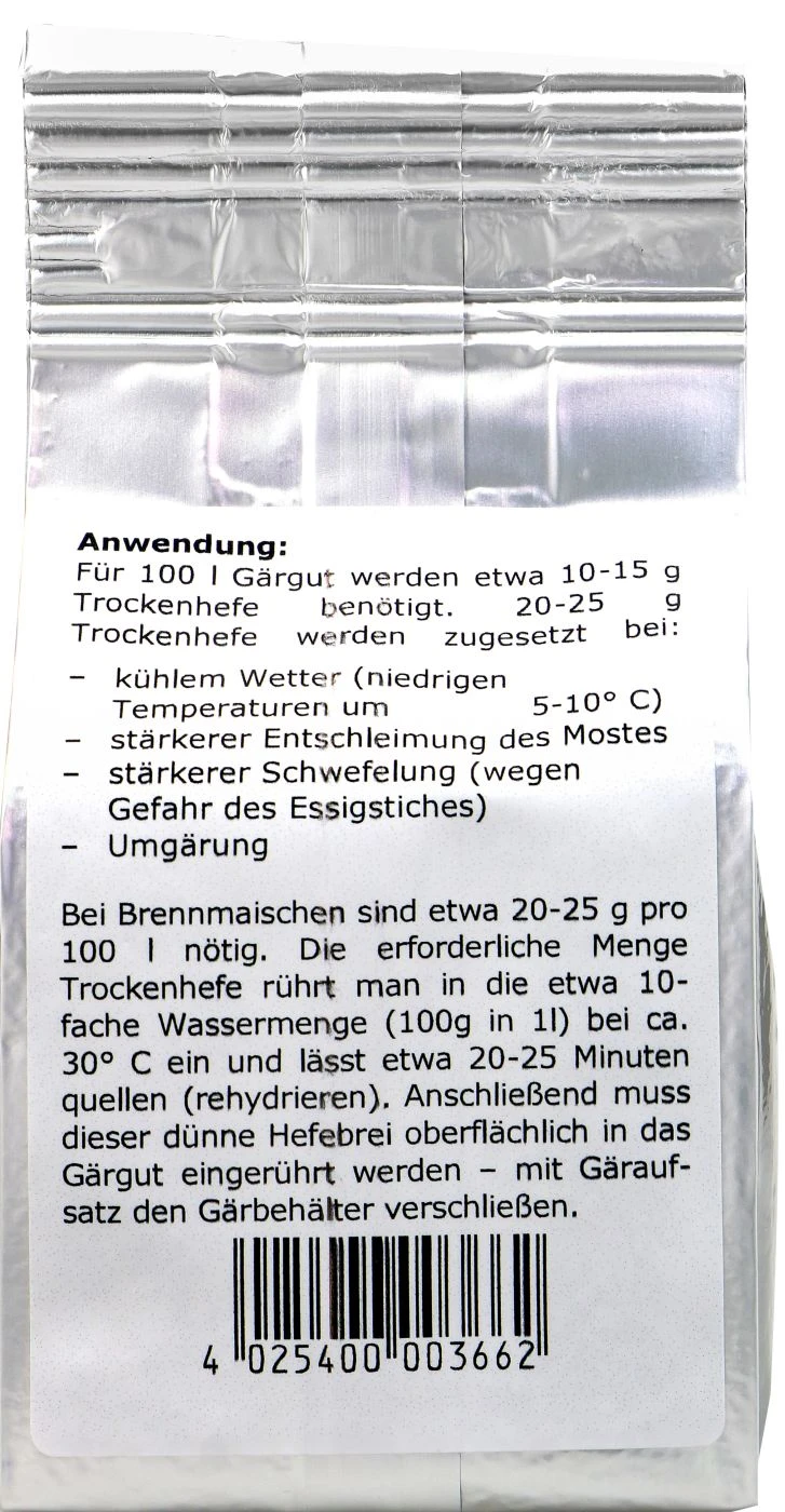 Kitzinger Trockenhefe - 100 G 4 Kitzinger Trockenhefe - 100 G – Bild 2